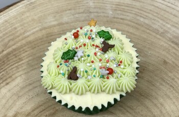 Vanille Cupcake Met Vanille Botercrème